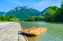 Spływ Dunajcem - łódź flisacka